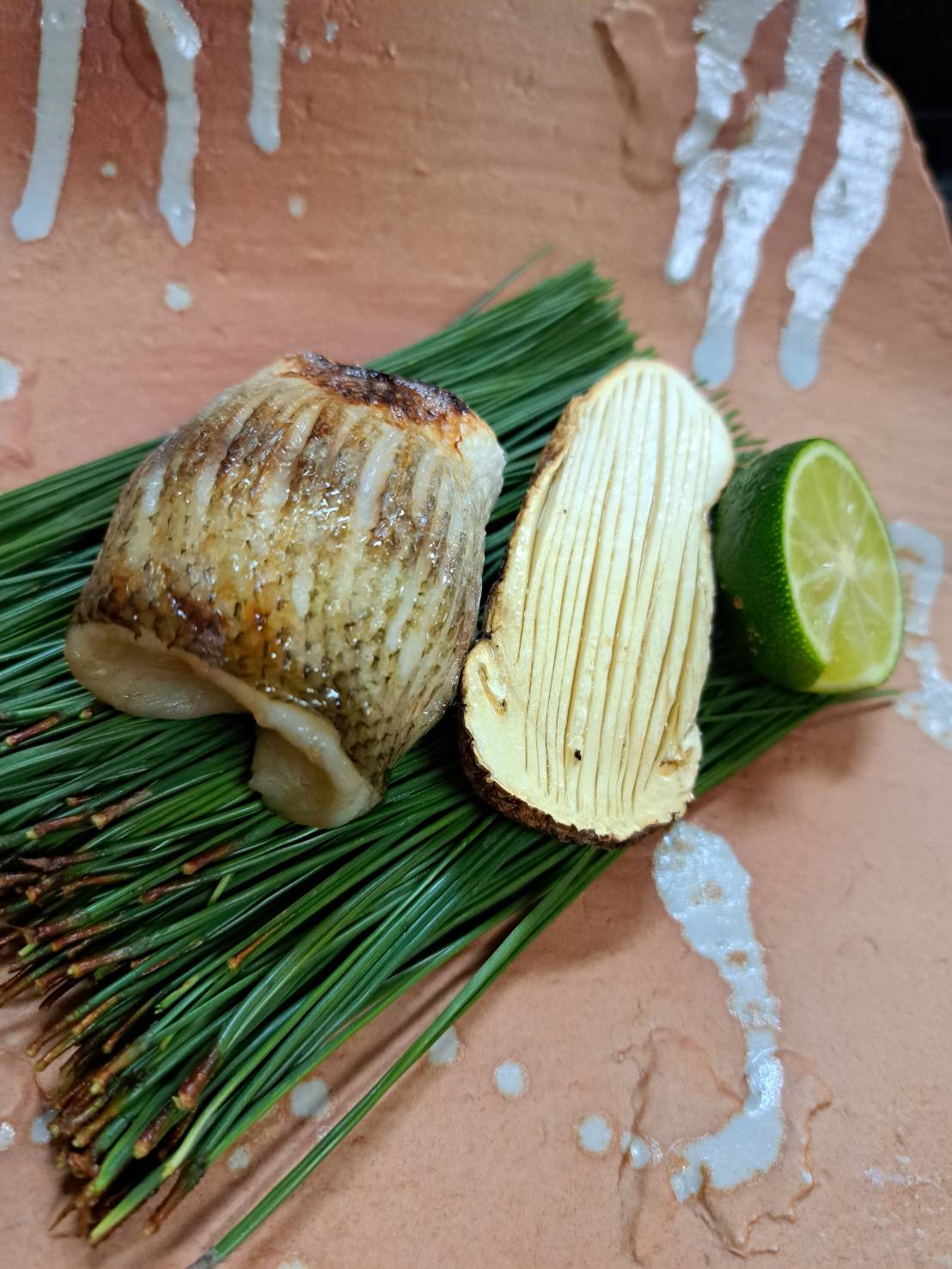 松茸焼き